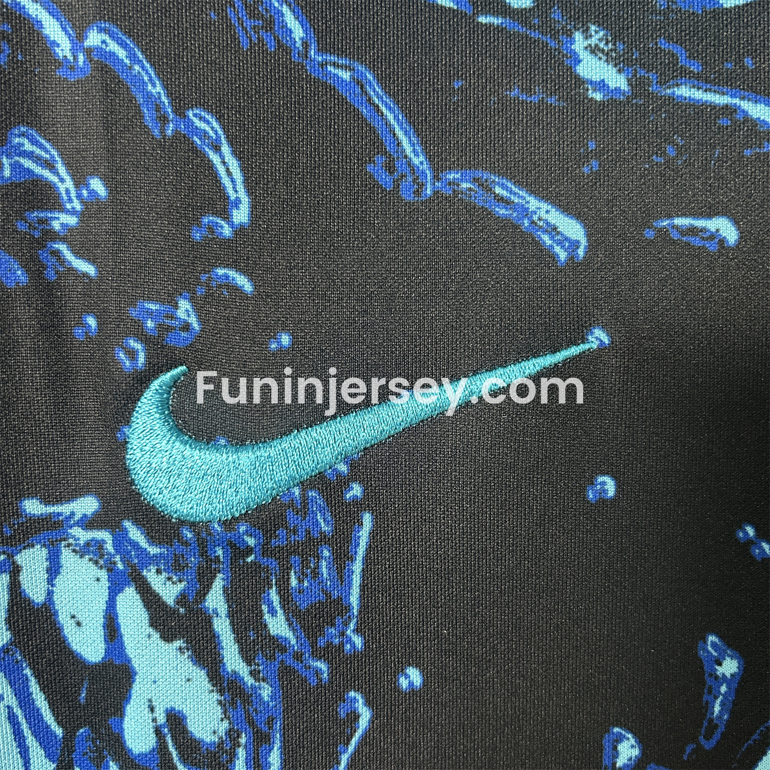 Funinjersey-Inter Milan 25-26 Blue Snake Pattern Pre-Match Training Jersey - Fans Version