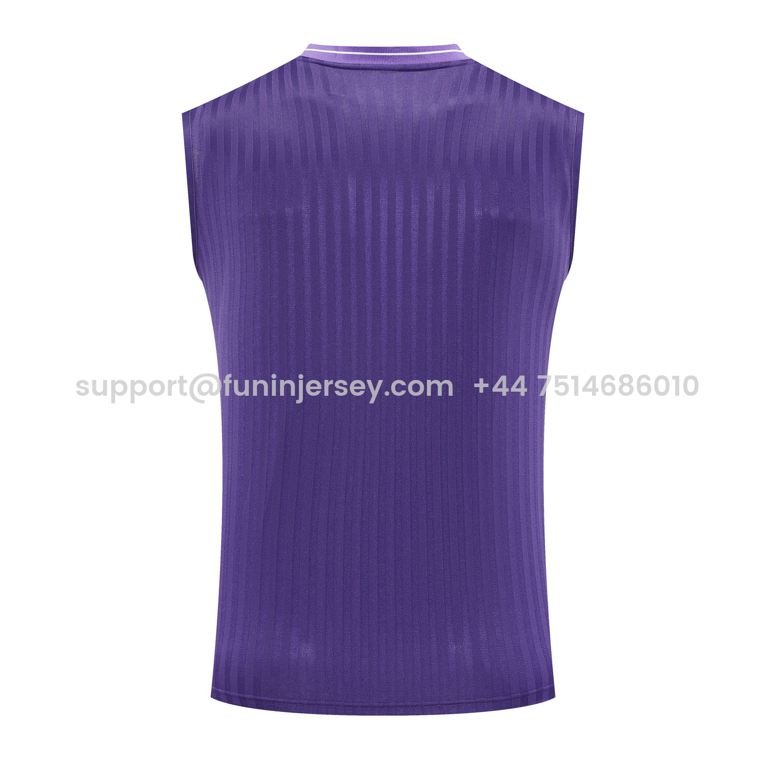 Funinjersey-Real Madrid 25-26 Vest Training Set - Pure Purple Vest & Purple Shorts