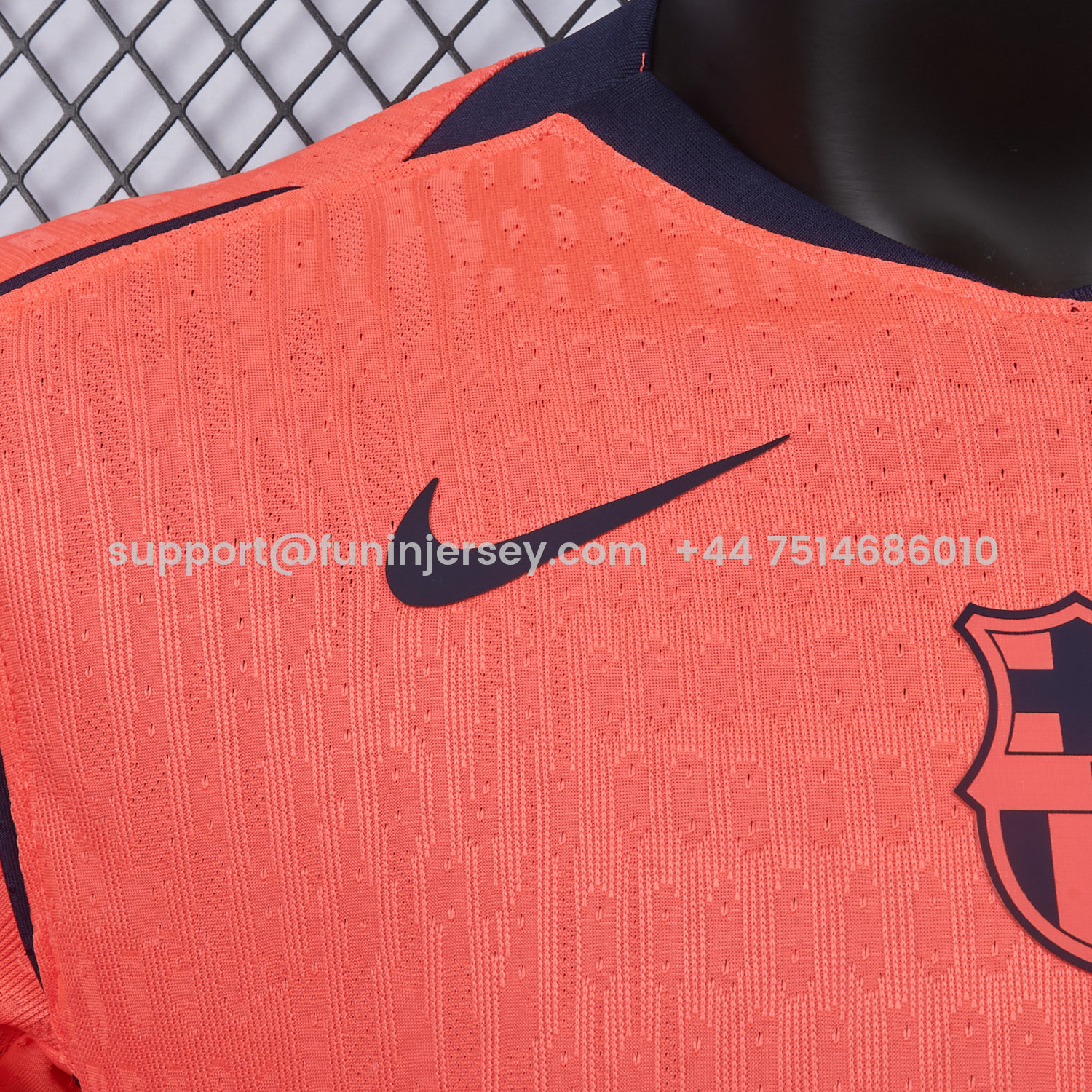 Funinjersey-Barcelona 25-26 Third Orange Jersey - Player Version