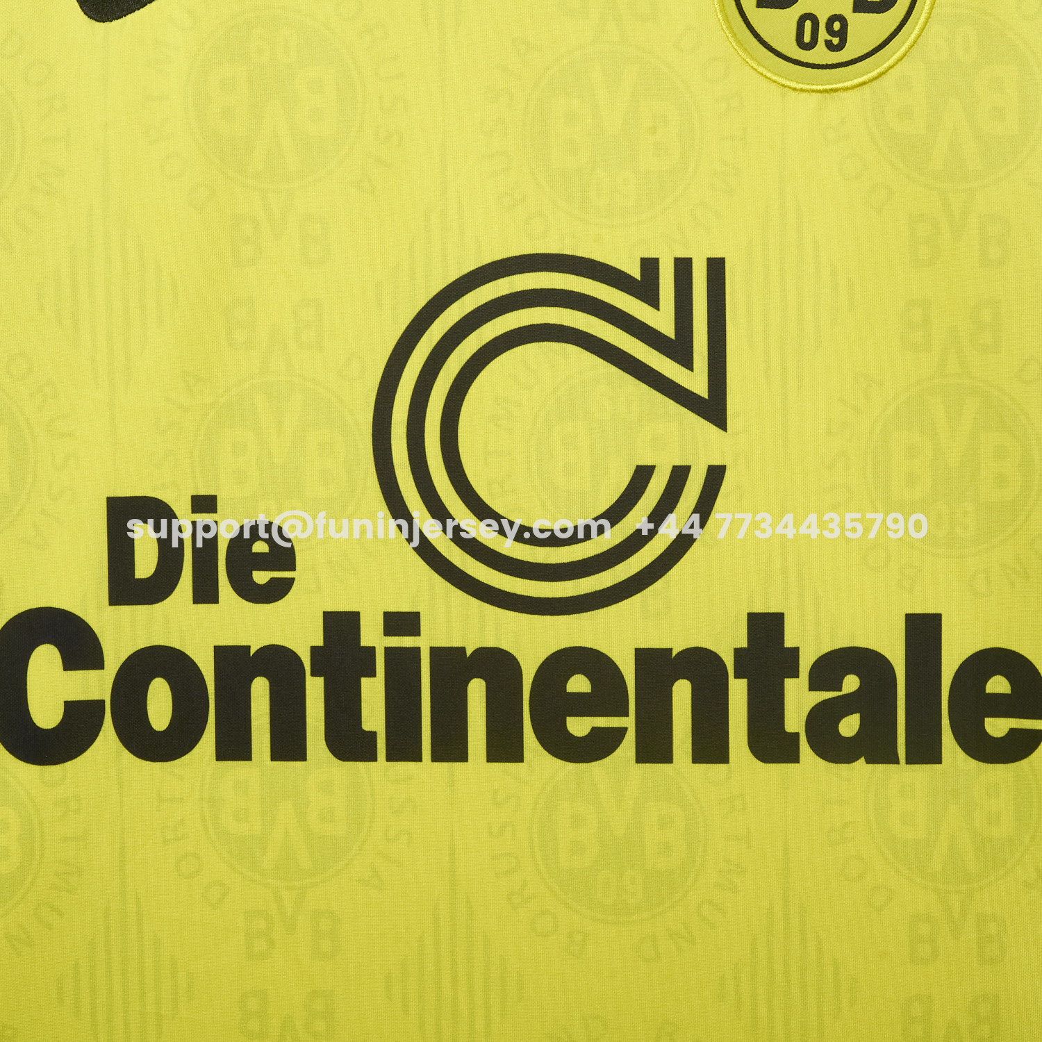 Funinjersey-Retro Dortmund 1996-97 Home Jersey