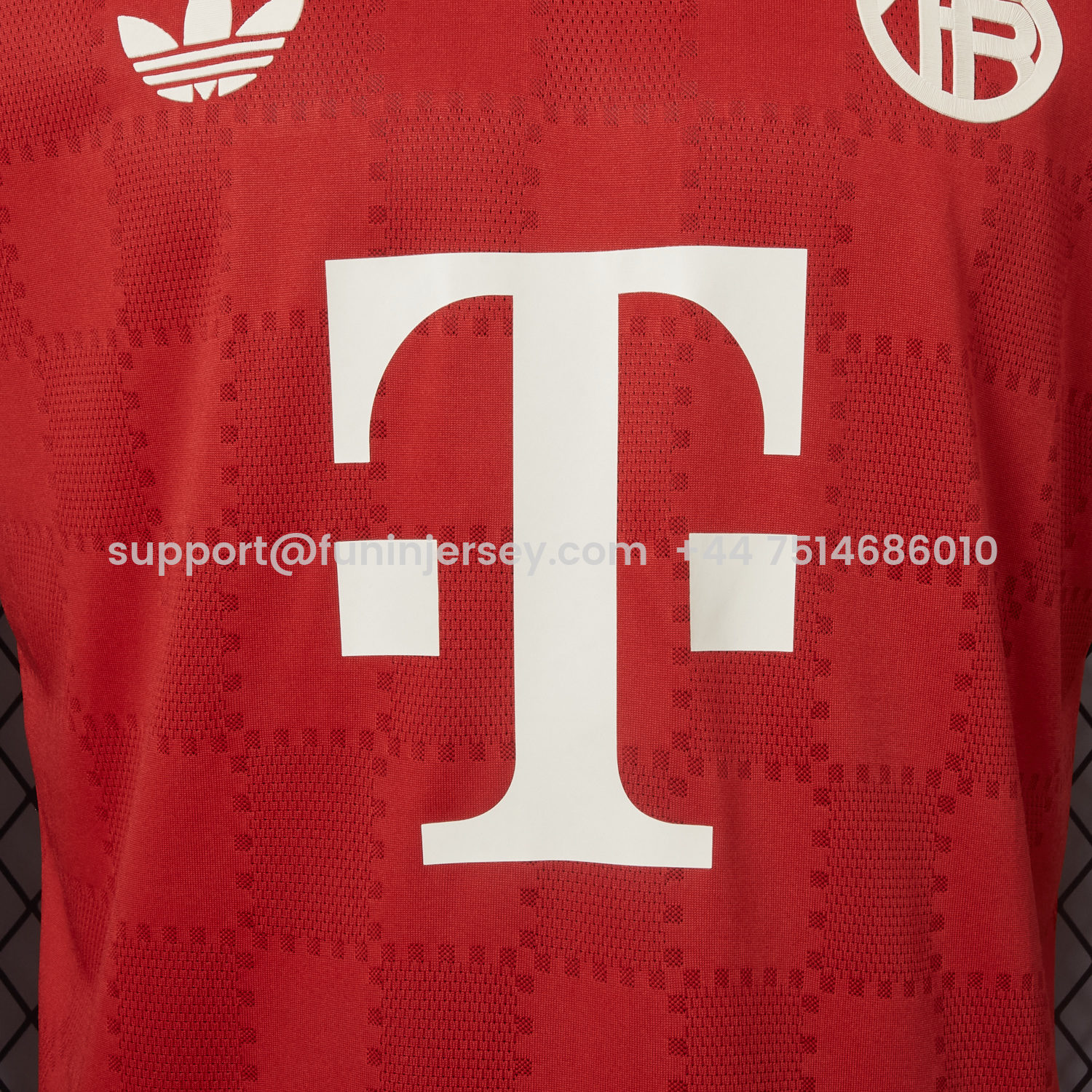Funinjersey-Bayern Munich 25-26 Trefoil Red Special Jersey - Player Version
