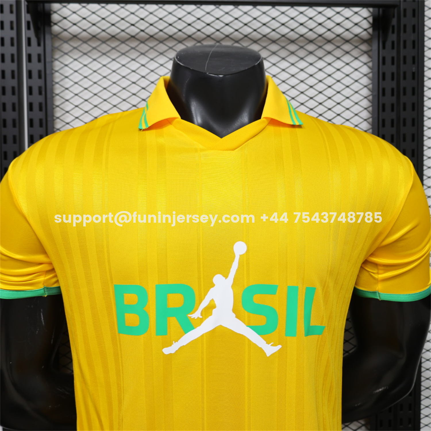Funinjersey-Brazil 2026 Jordan Yellow Special Jersey - Fans Version