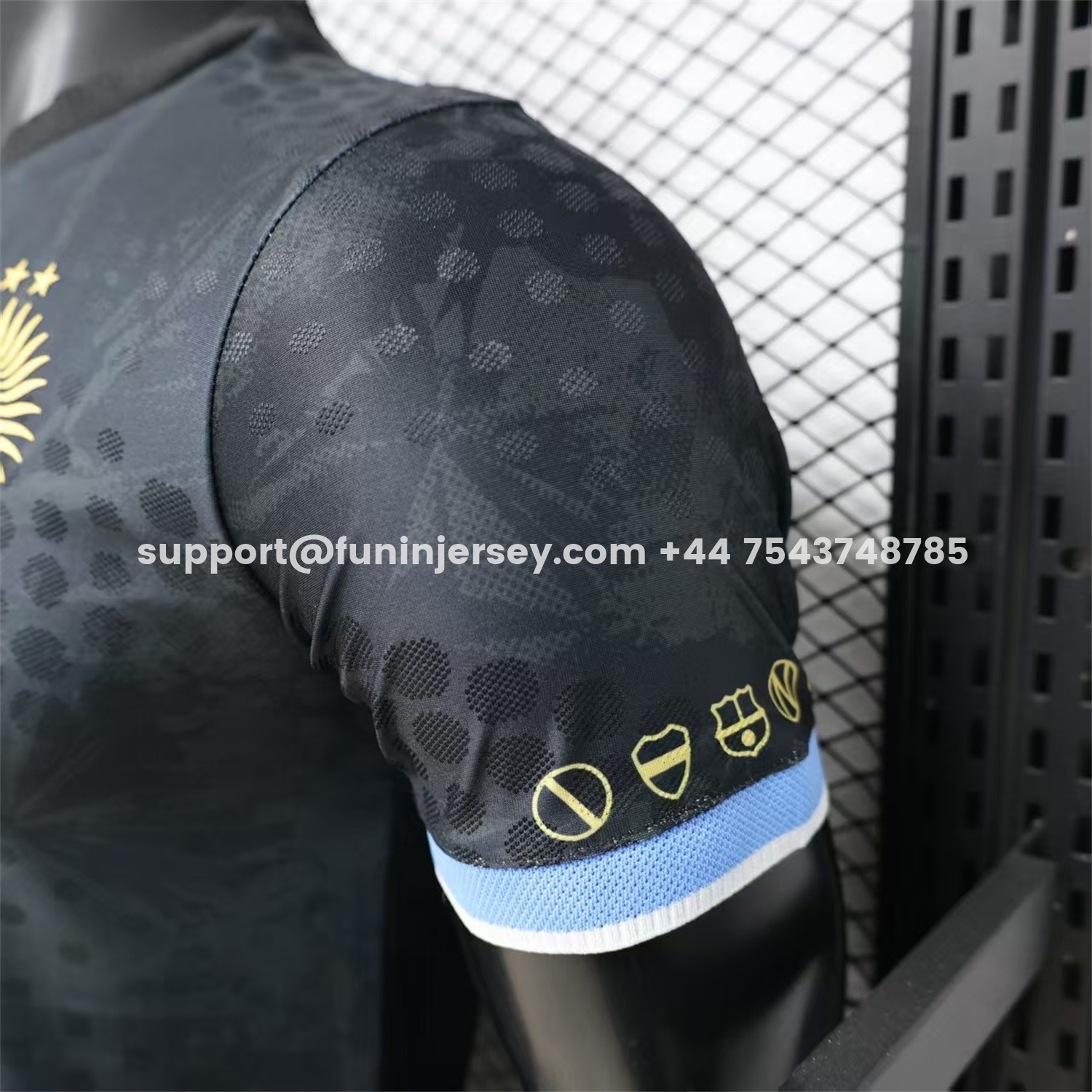 Funinjersey-Argentina 2026 Black Maradona Special Kit - Player Version