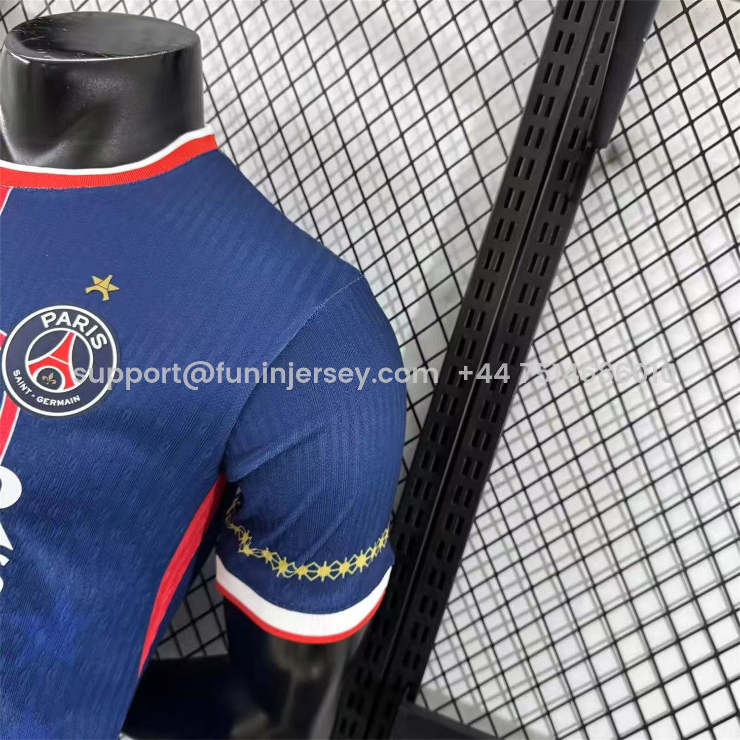 Funinjersey-Paris Saint-Germain PSG 25-26 Red Trophy Special Edition Jersey With Star - Player Version
