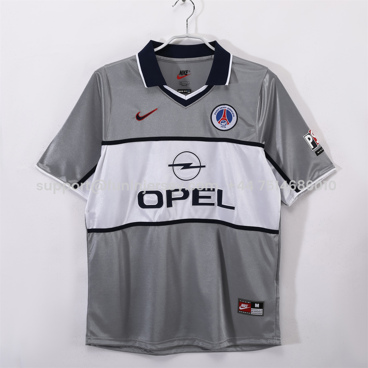 Funinjersey-Retro Paris Saint-Germain PSG 2000-01 Away Jersey