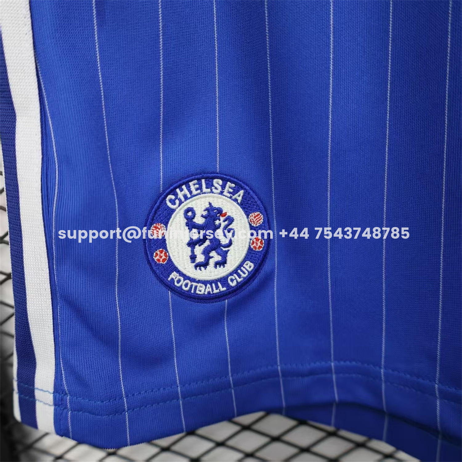 Funinjersey-C.H.E.L.S.E.A 25-26 Trefoil Blue Travel Shorts - Player Version