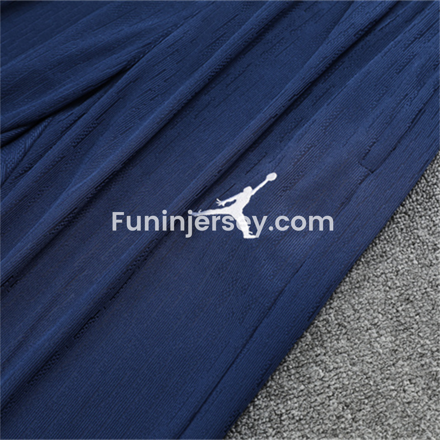 Funinjersey-Paris Saint-Germain PSG 25-26 Long Sleeve Training Set - JD White Wing Royal Blue Top and Pants