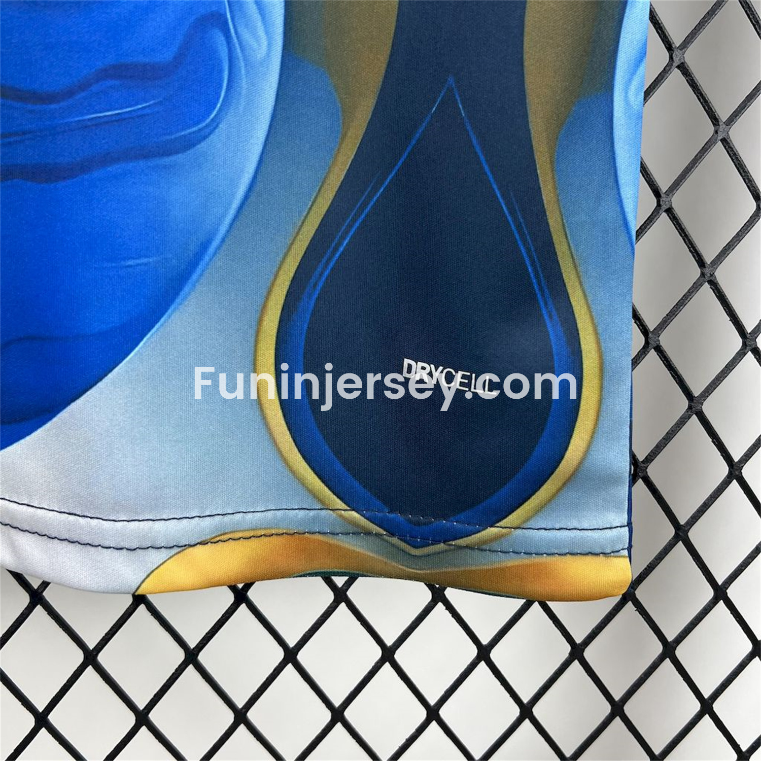 Funinjersey-Manchester City 25-26 Blue Golden Fan-designed Special Edition Jersey - Fans Version