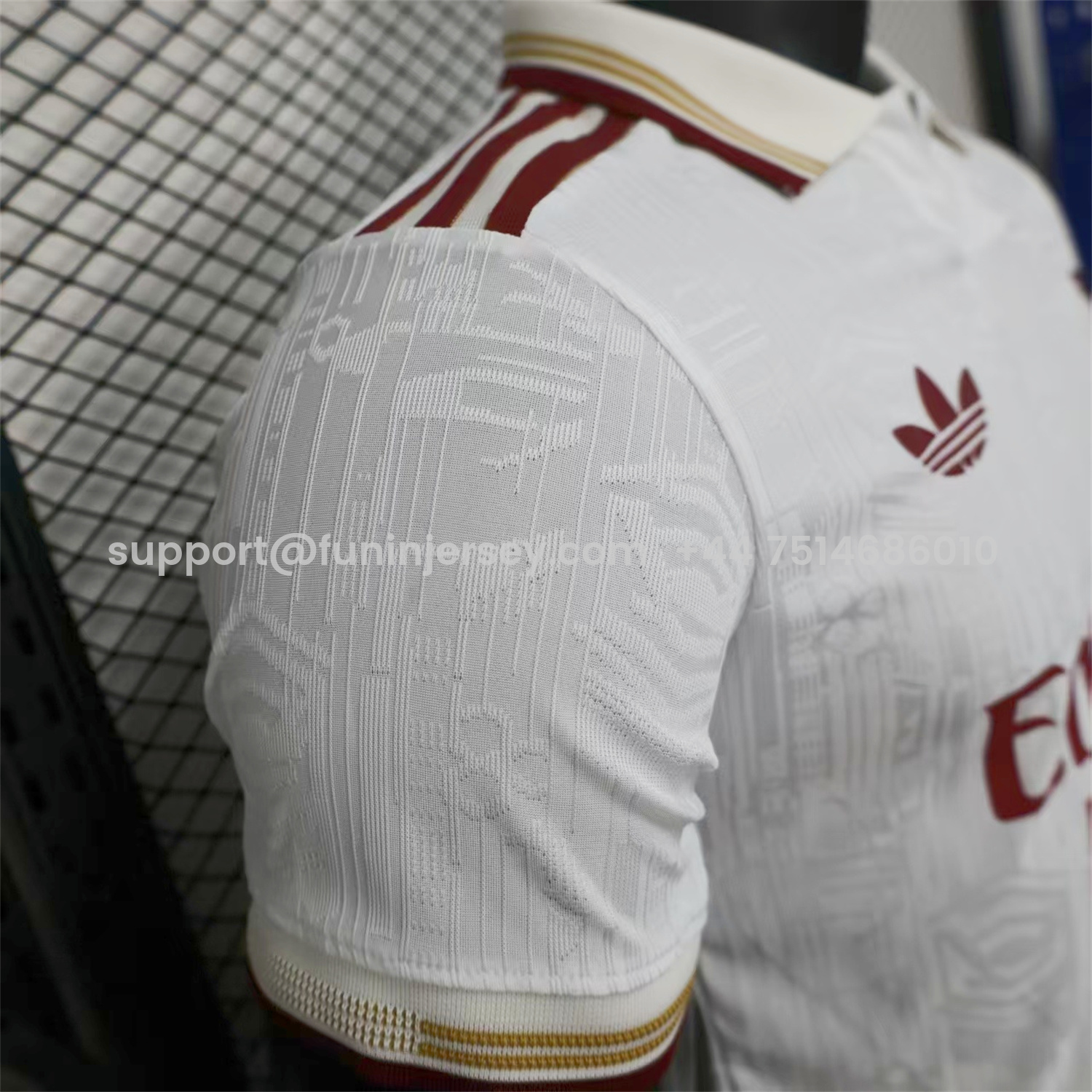 Funinjersey-Arsenal 25-26 Third White Jersey - Player Version