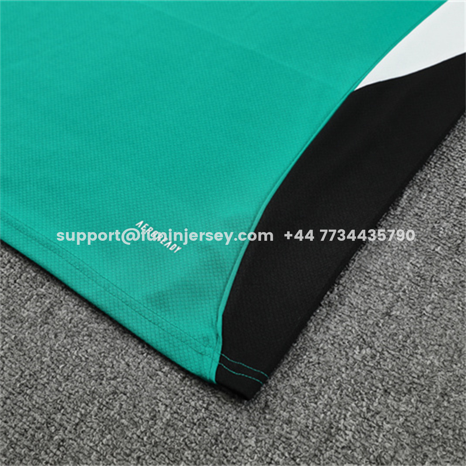 Funinjersey-Liver.pool 25-26 Short-Sleeve Training Set - Green Top & Black Shorts