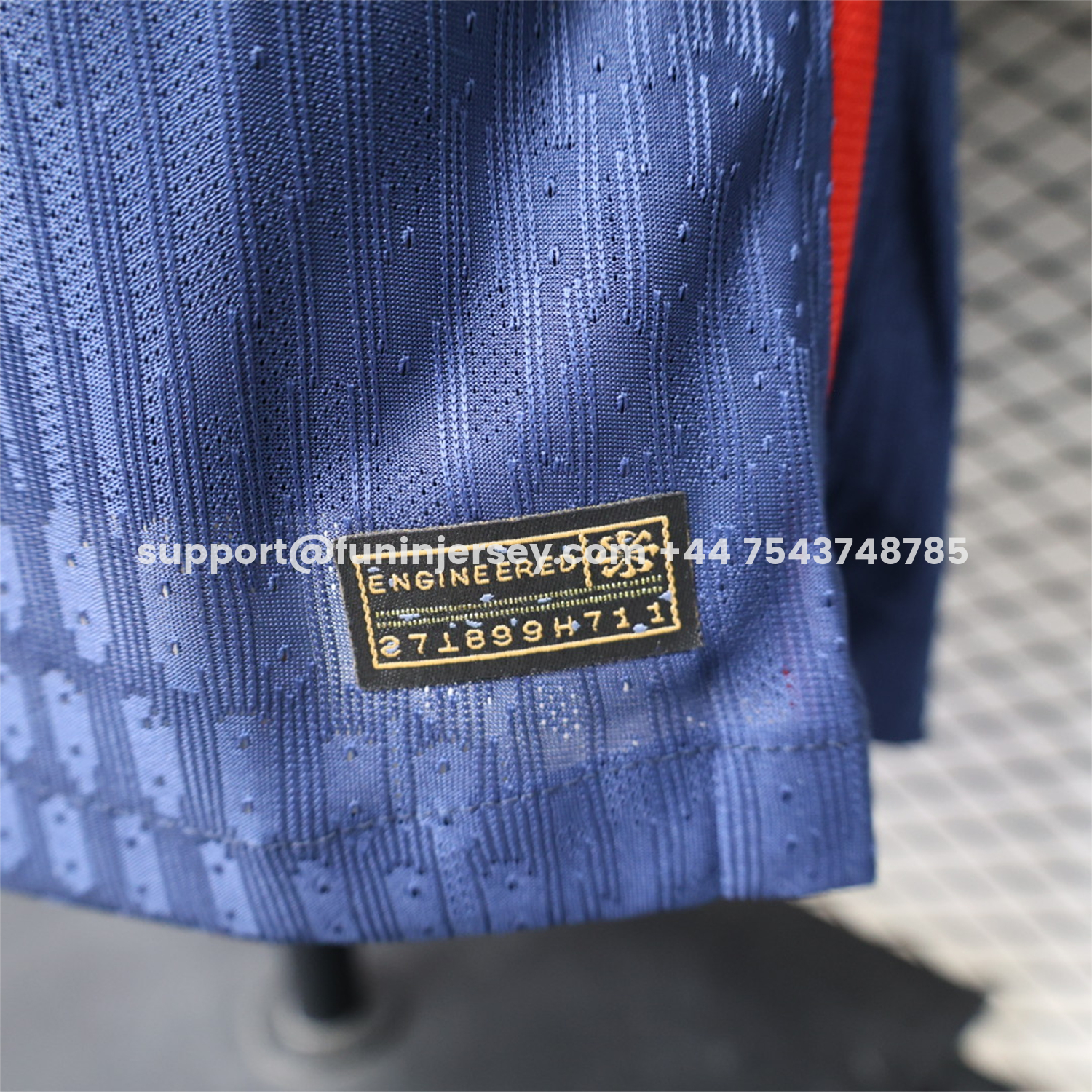 Funinjersey-Paris Saint-Germain PSG 26-27 Retro Casual Style Blue Jersey - Player Version