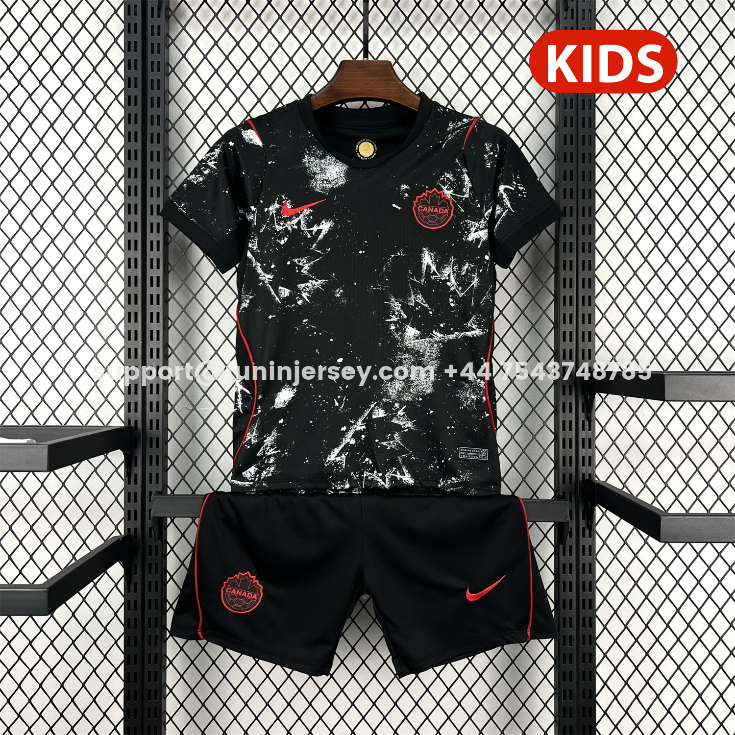 Funinjersey-Canada 2026 Away Kids Kit