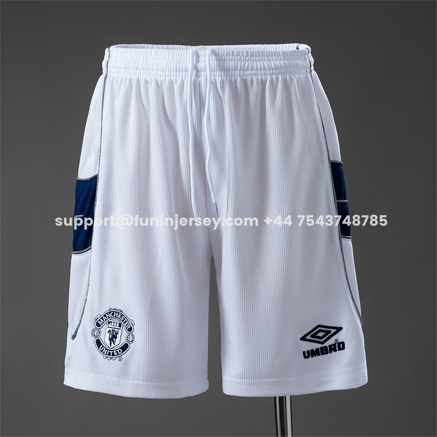 Funinjersey-Retro Manchester United 1999-00 Home Shorts