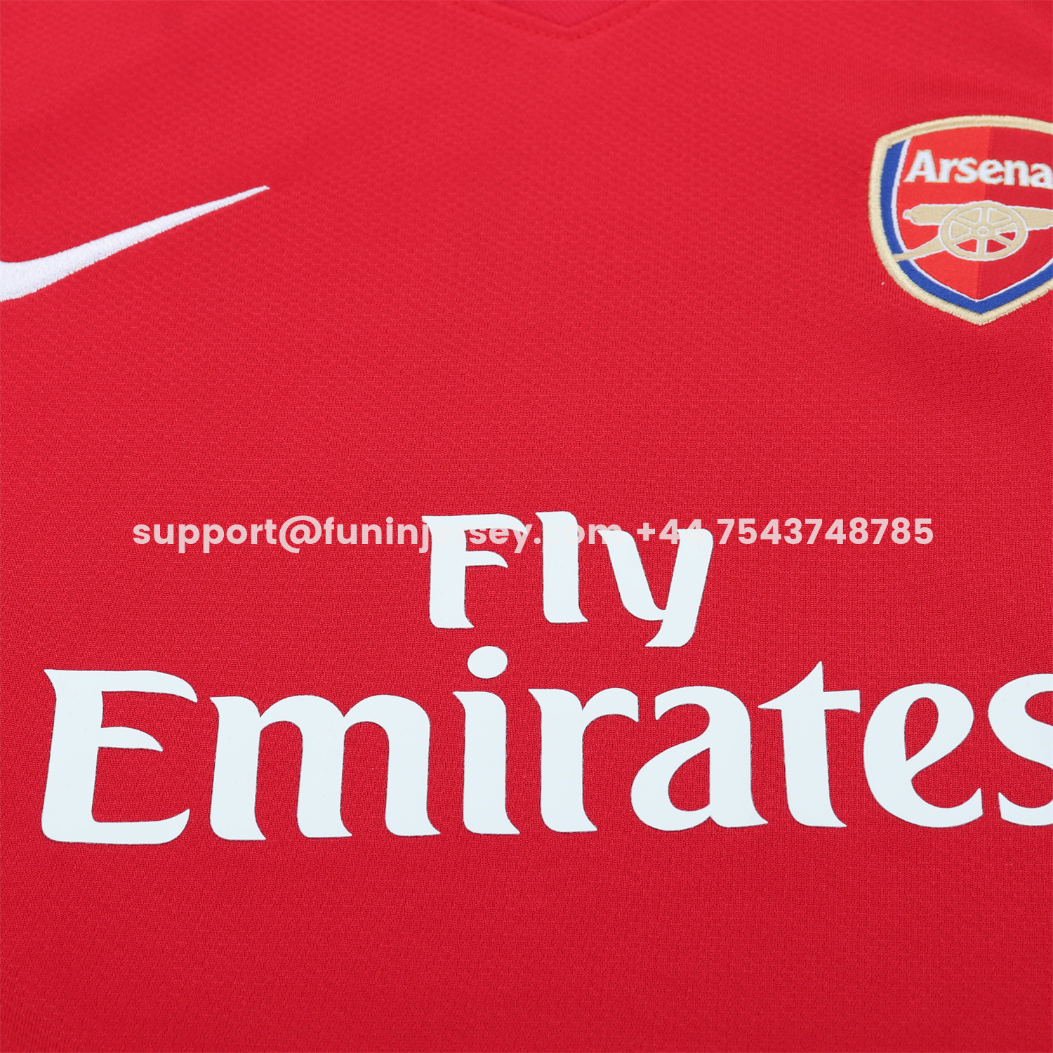 Funinjersey-Retro Arsenal 2008-10 Home Kids Kit
