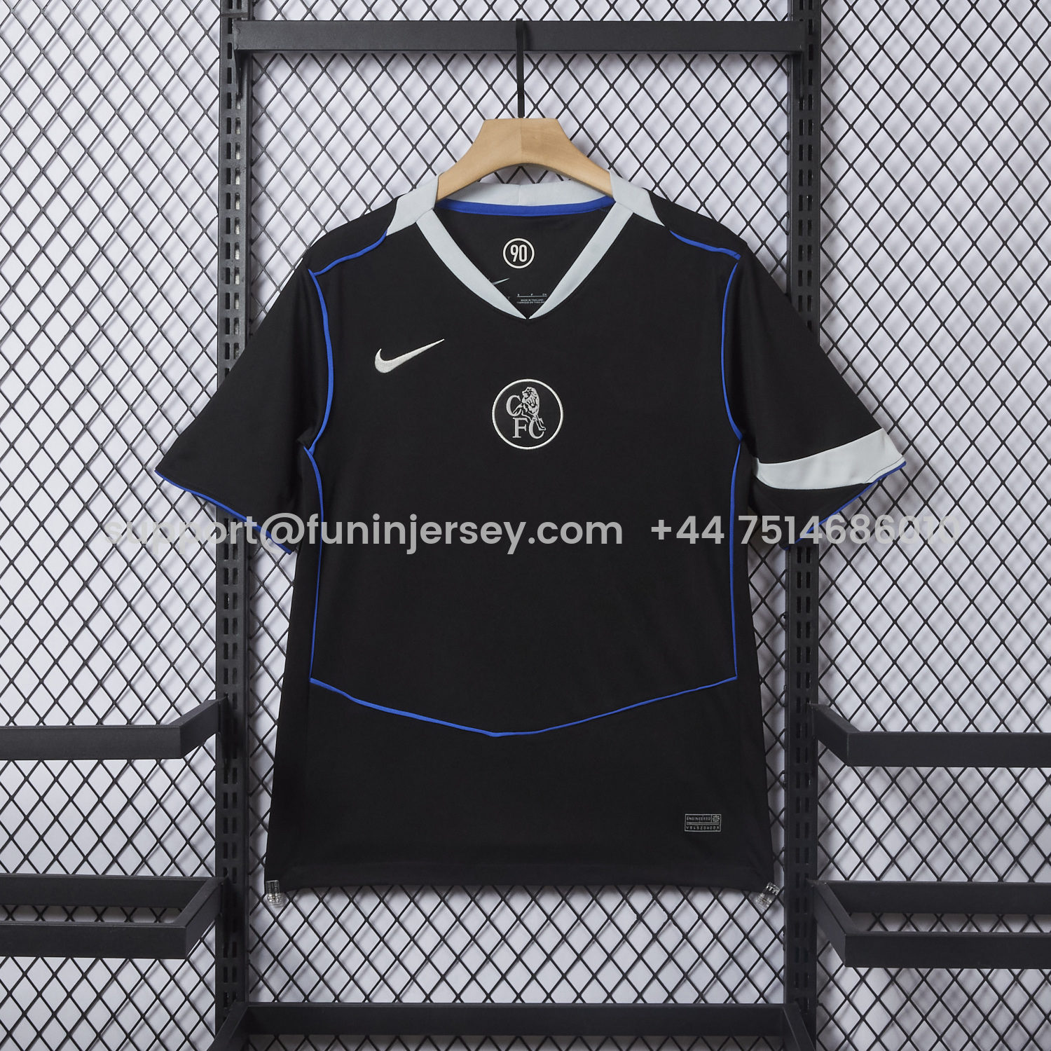 Funinjersey-C.H.E.L.S.E.A 25-26 Third Unsponsored Black Jersey - Fans Version
