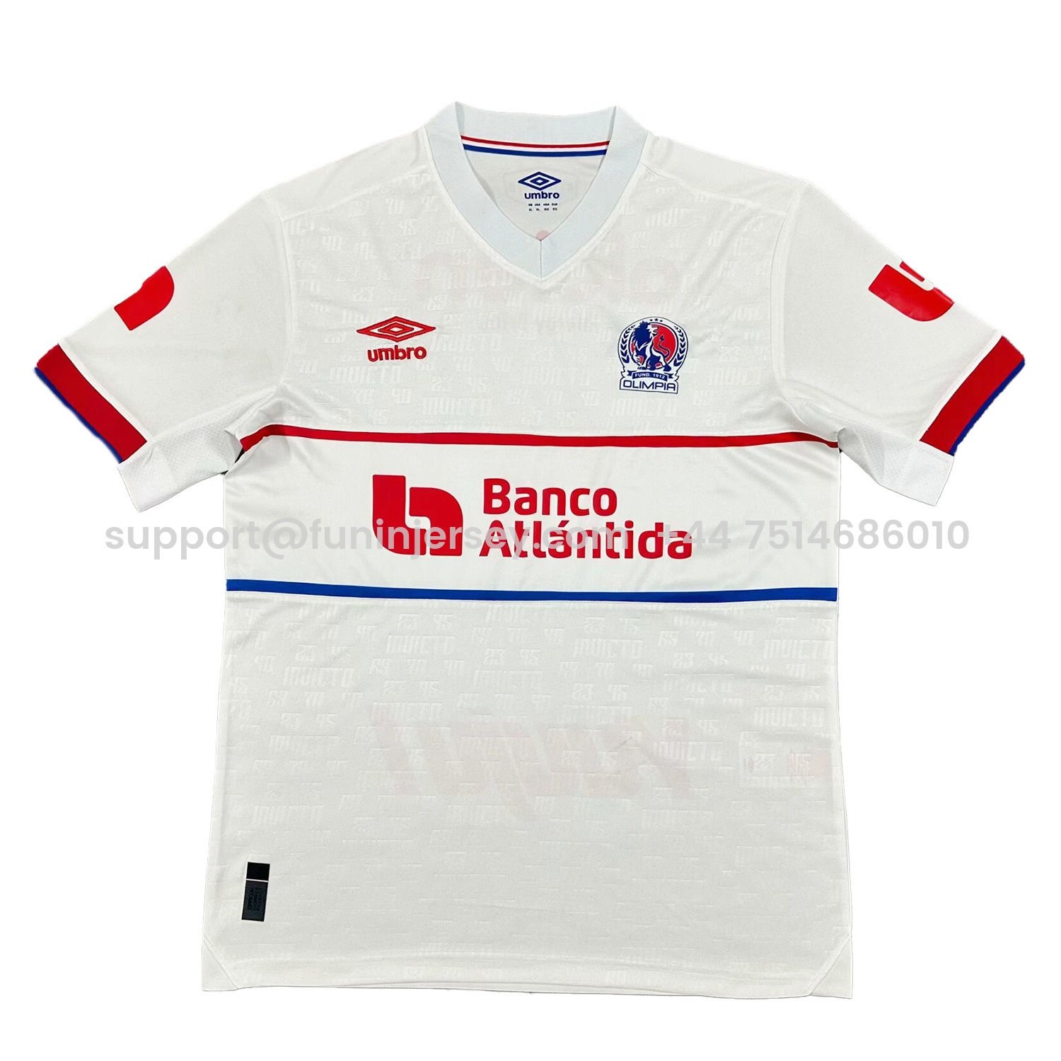 Funinjersey-CD Olimpia 25-26 Home Jersey - Fans Version