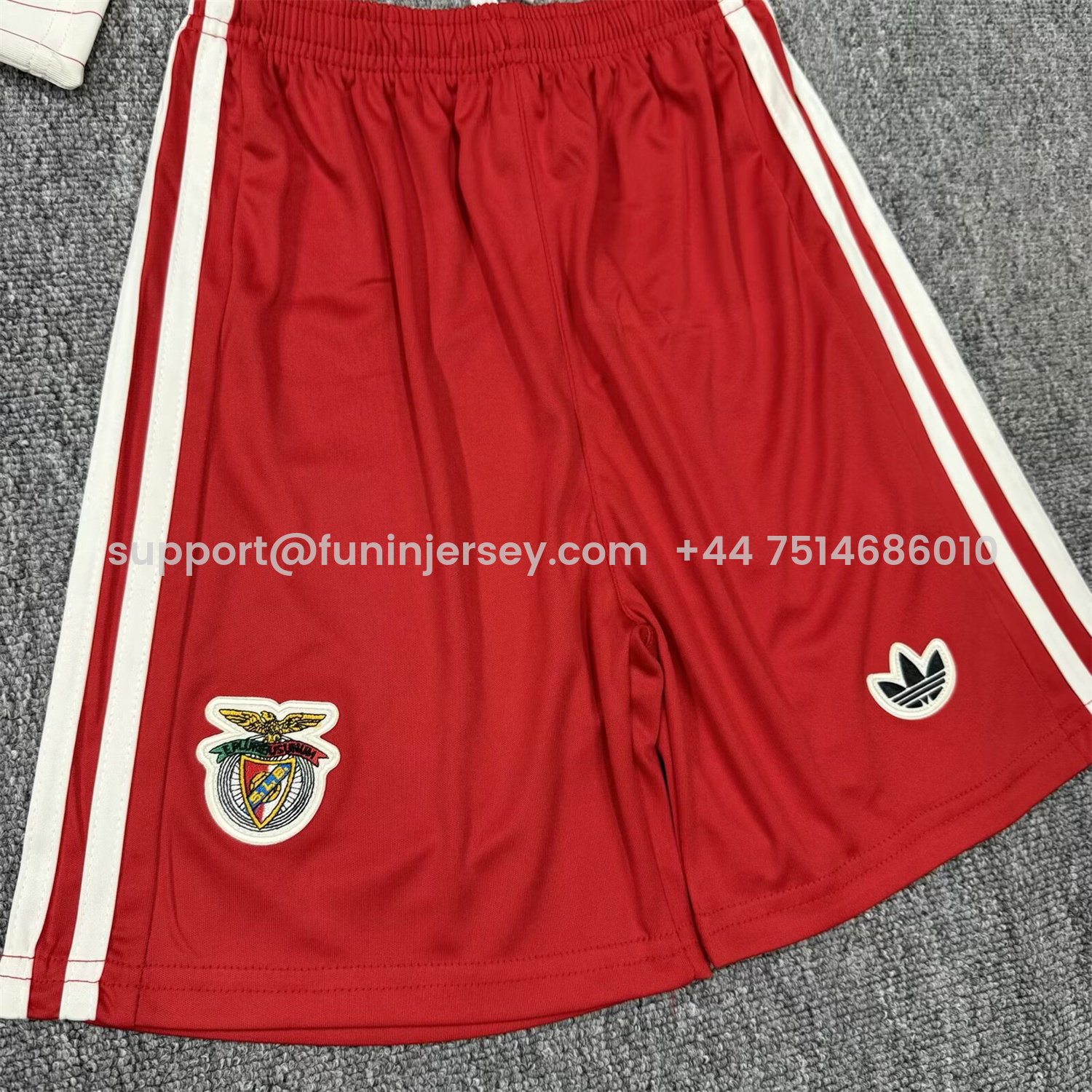 Funinjersey-Benfica 25-26 Icon Range Travel White Special Edition Kids Kit