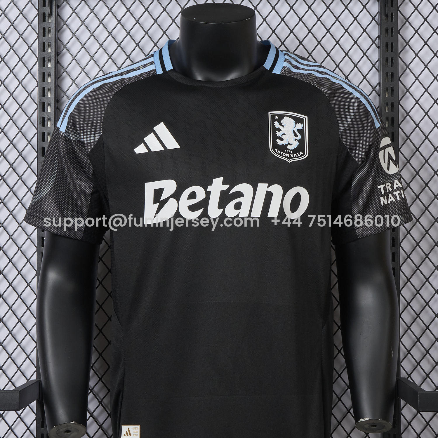 Funinjersey-Aston Villa 25-26 Away Jersey - Player Version