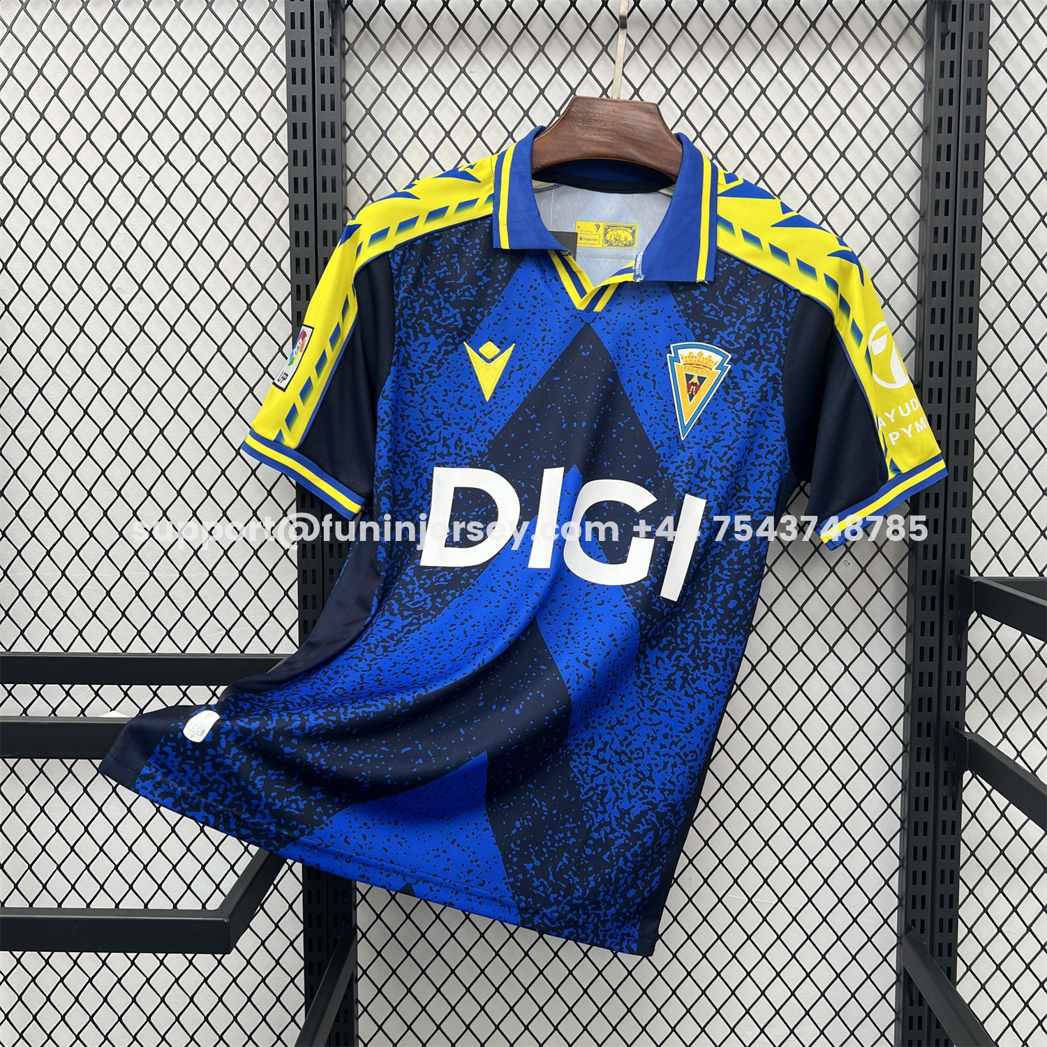 Funinjersey-Cádiz Cadiz 25-26 Retro Style Jersey - Fans Version