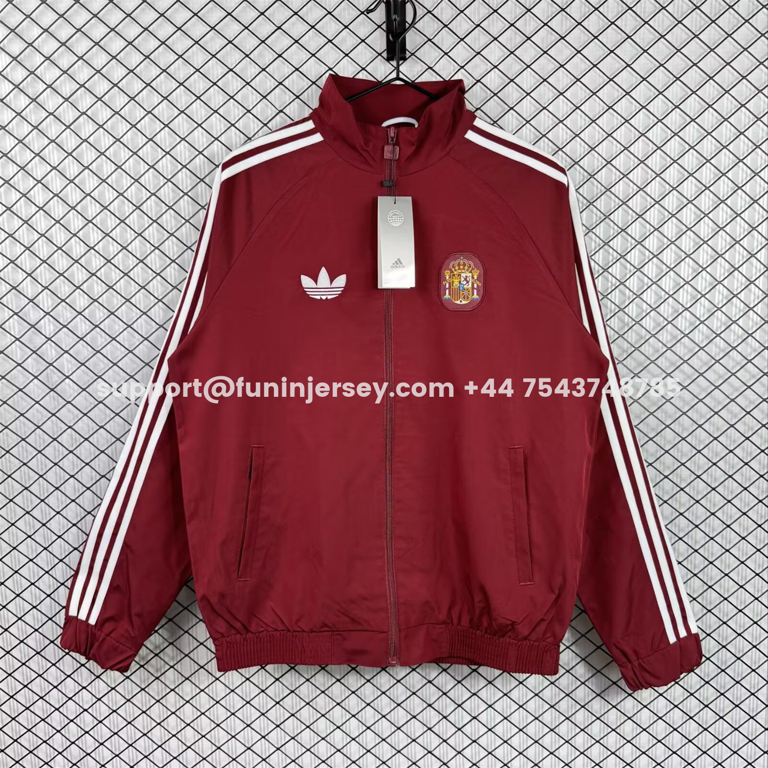 Funinjersey-Spain 2026 Windbreaker Jacket - Red