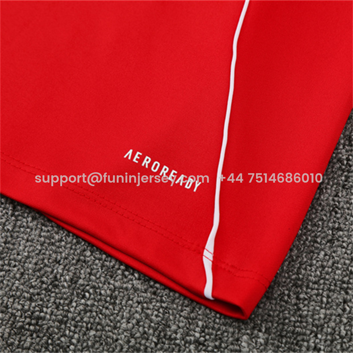 Funinjersey-Liver.pool 25-26 Long Sleeve Training Set - Red Top & Black Pants