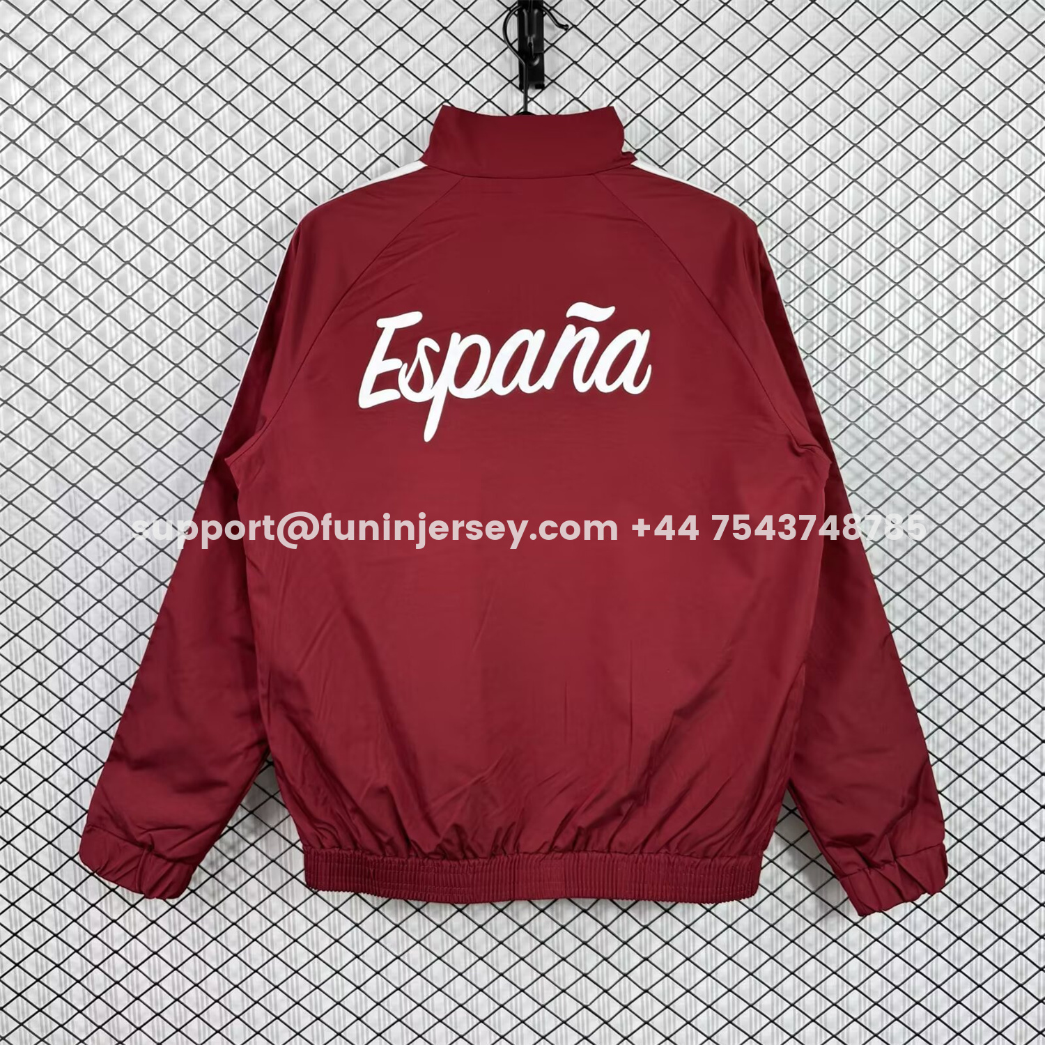 Funinjersey-Spain 2026 Windbreaker Jacket - Red