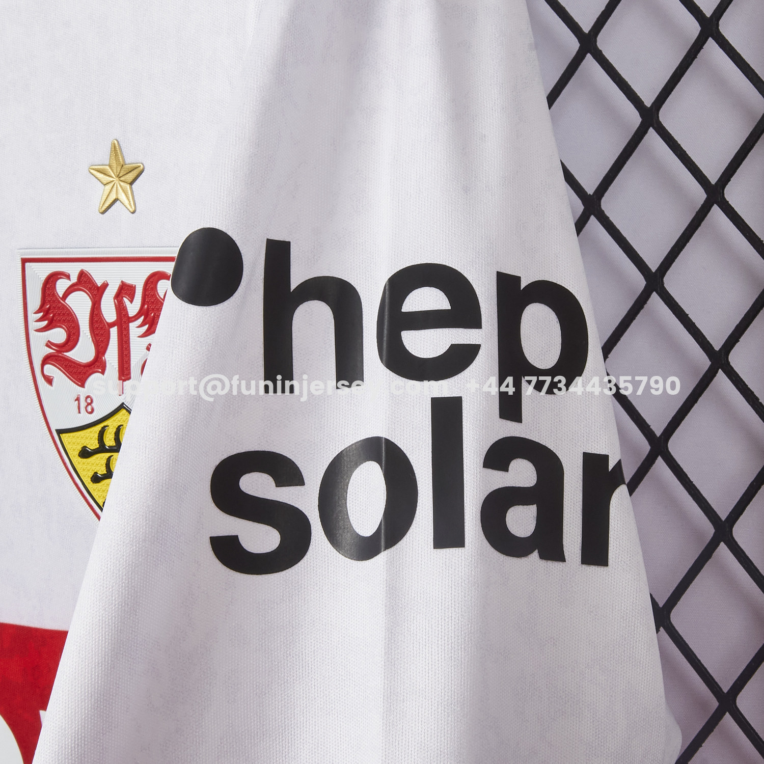 Funinjersey-VfB Stuttgart 25-26 European Home Long Sleeves Jersey - Fans Version