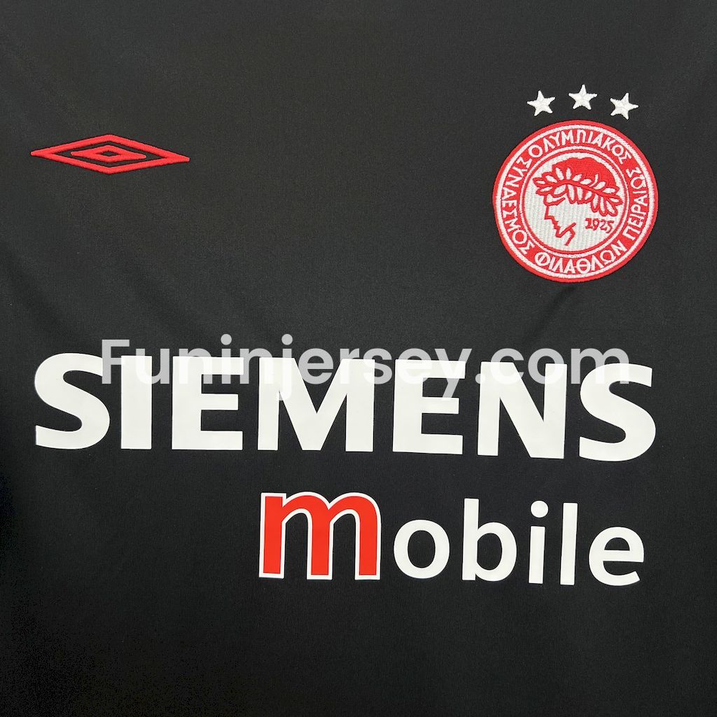 Funinjersey-Retro Olympiacos 2004-05 Away Jersey
