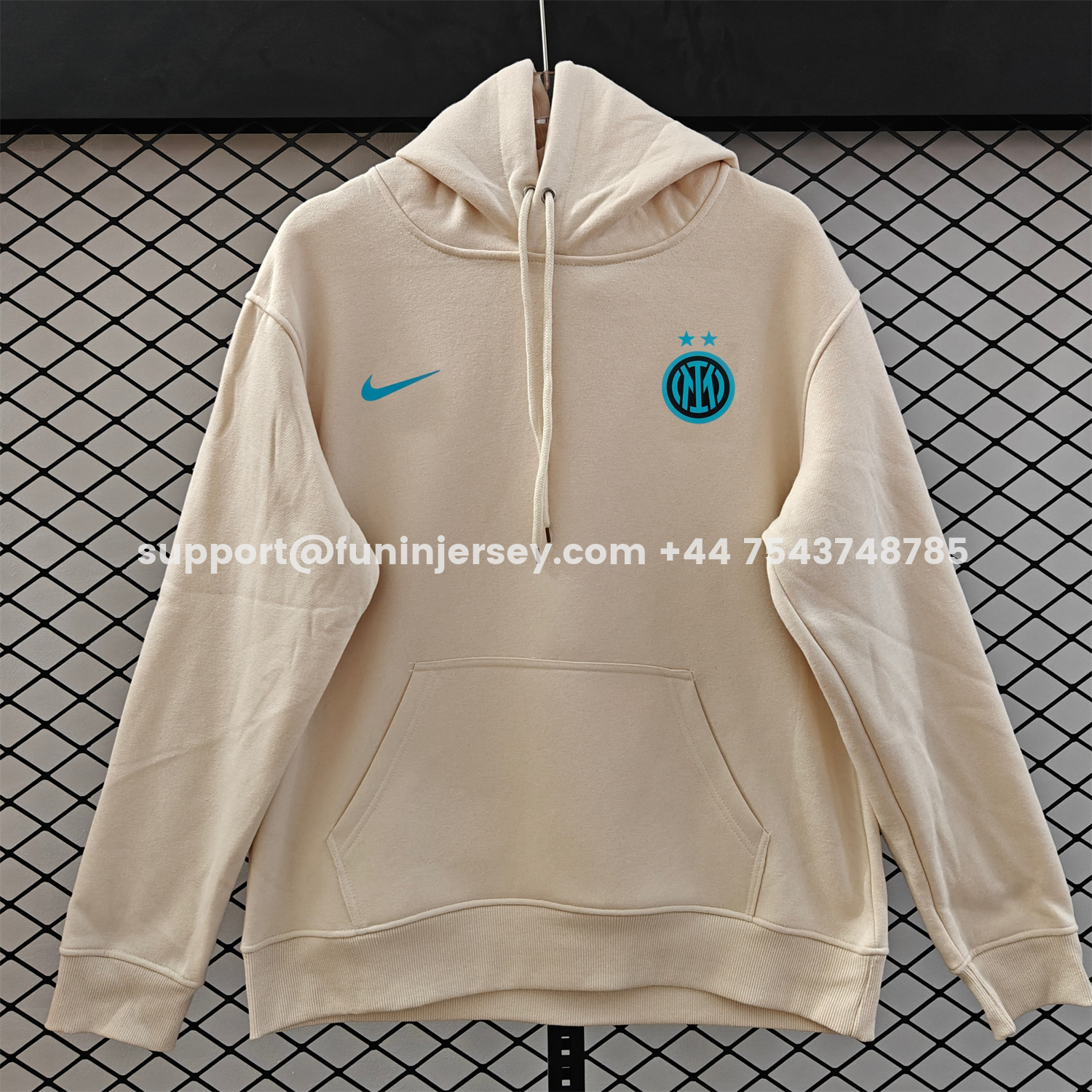 Funinjersey-Inter Milan 25-26 Third Blue Icon Unisex Pullover Hoodie