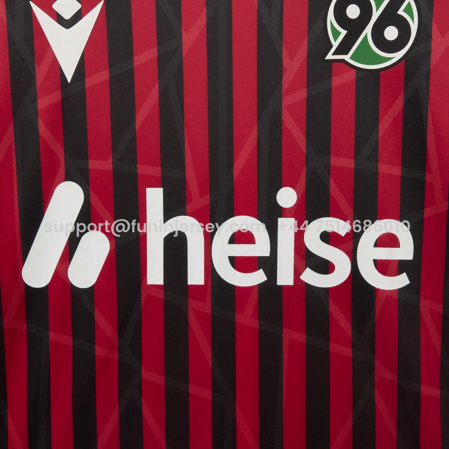 Funinjersey-Hannover 96 25-26 Home Jersey - Fans Version