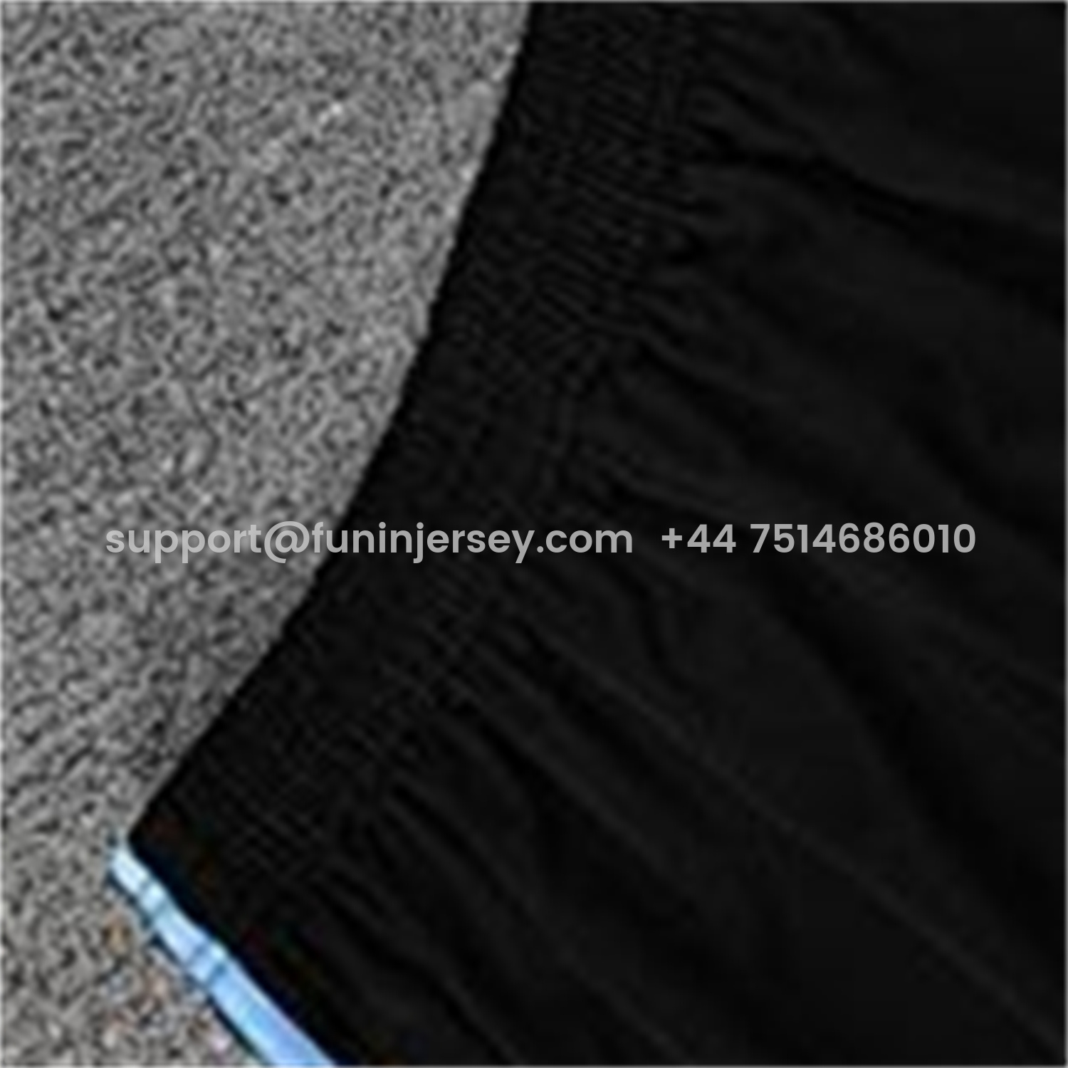 Funinjersey-Argentina 25-26 Short-Sleeve Training Set - Blue Stripes Black Top & Black Shorts