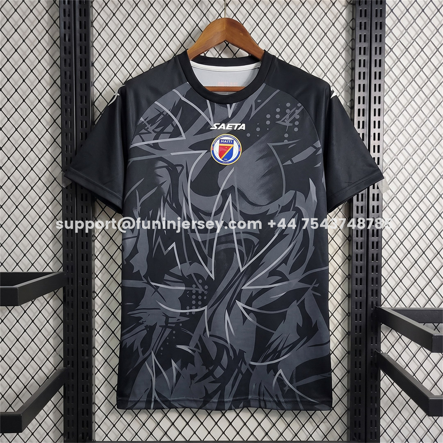 Funinjersey-Haiti 26-27 Black Goalkeeper Jersey - Fans Version