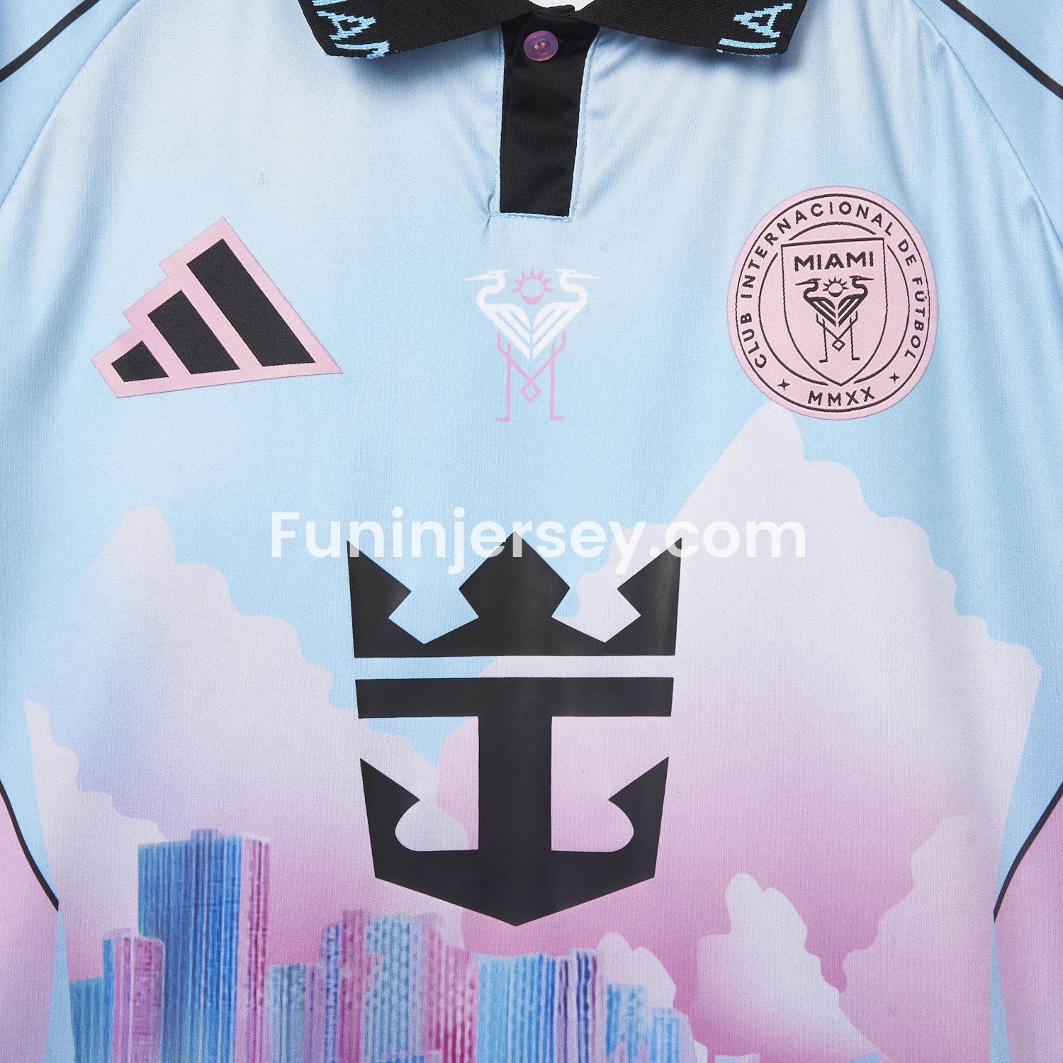 Funinjersey-INT M.A.M 2025 Blue City Silhouette Special Edition Jersey - Fans Version