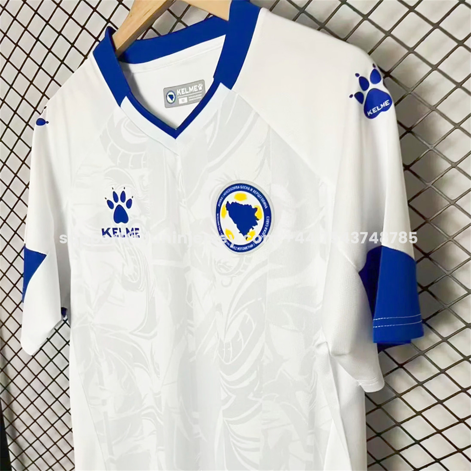 Funinjersey-Bosnia and Herzegovina 2025 Away Jersey - Fans Version
