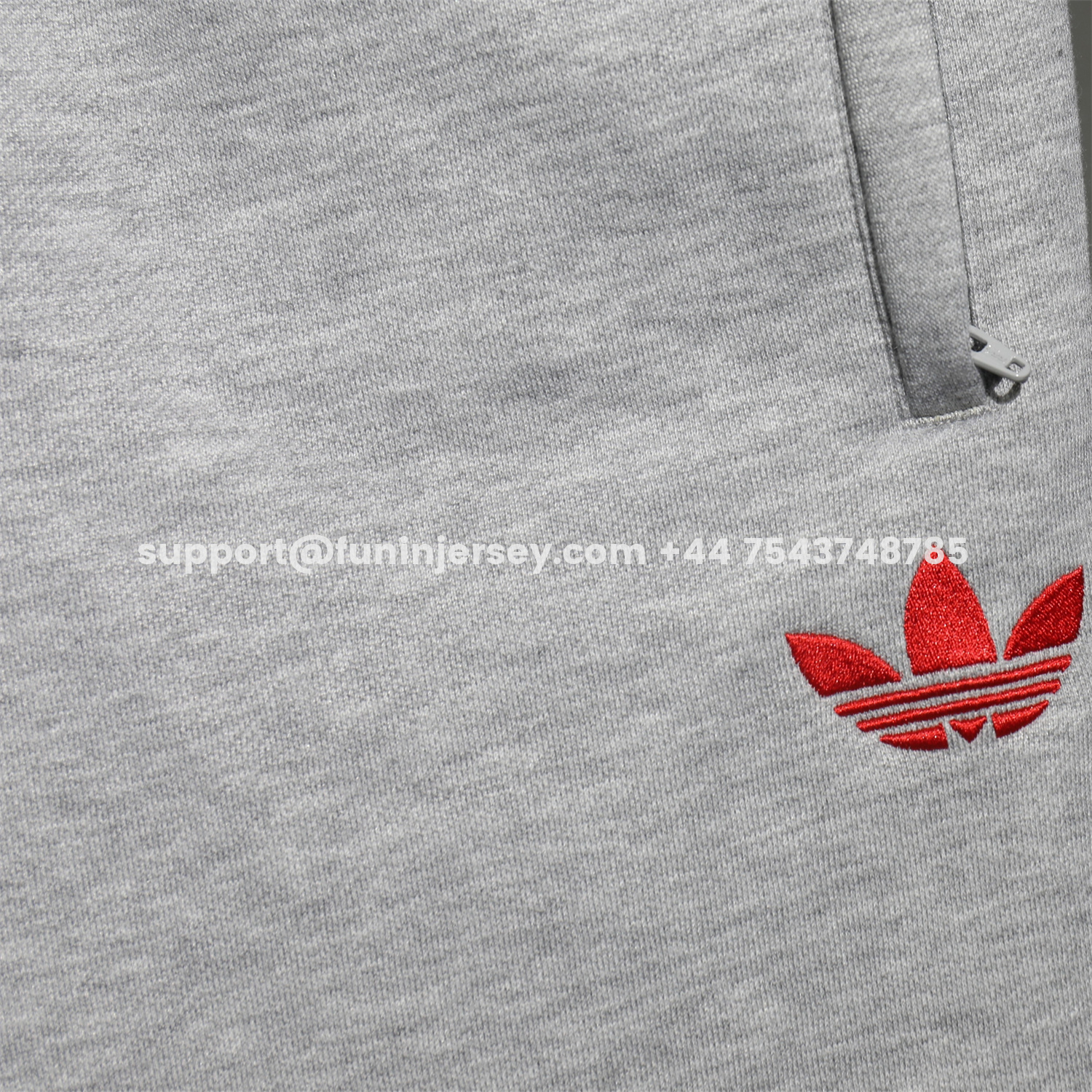 Funinjersey-Manchester United 25-26 Pure Color Training Set - Grey Top and Grey Pants