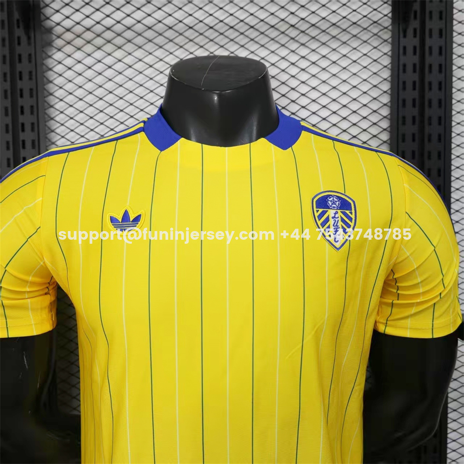 Funinjersey-Leeds United 25-26 Icon Travel Special Edition Yellow Jersey - Player Version