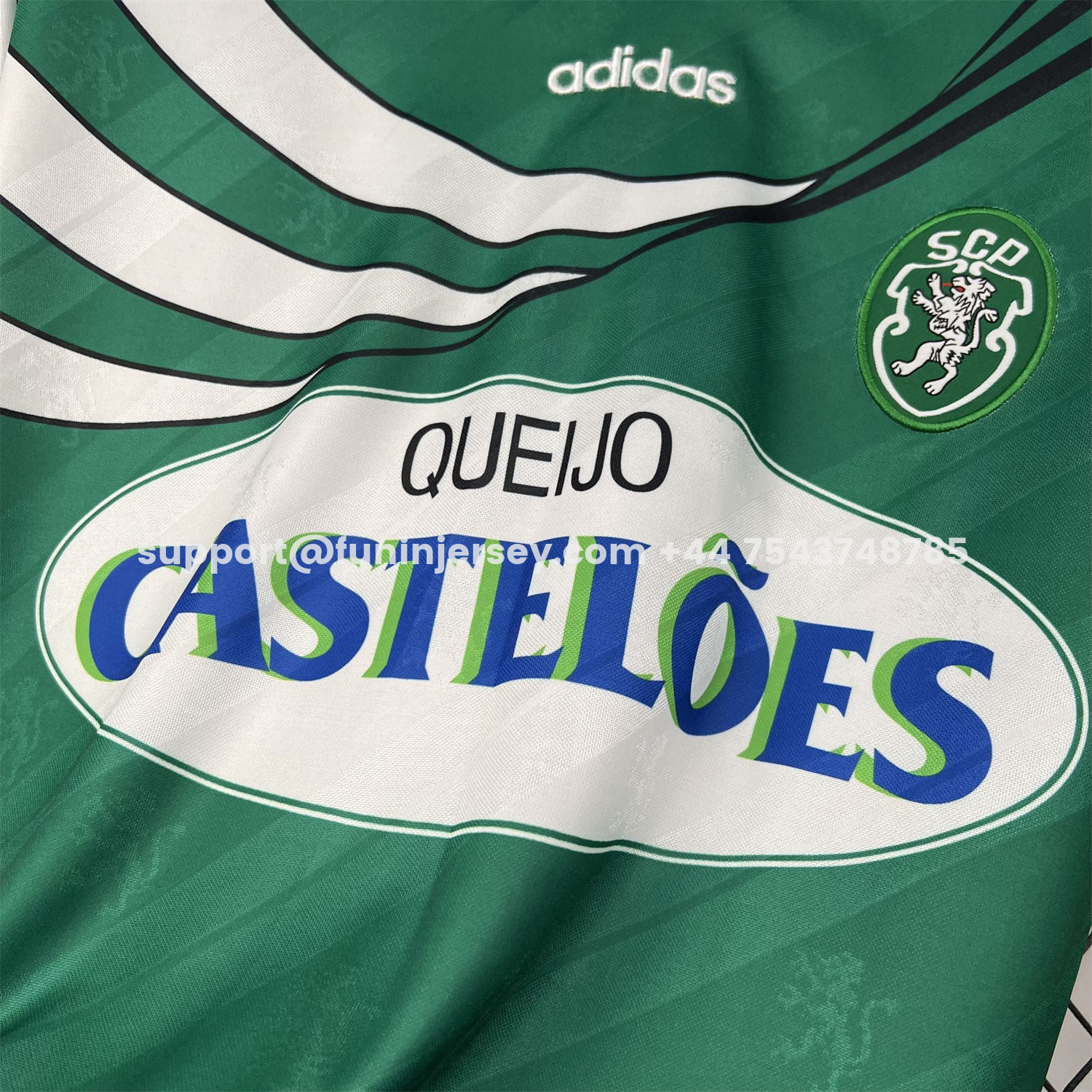 Funinjersey-Retro Sporting CP 1994-95 Away Jersey