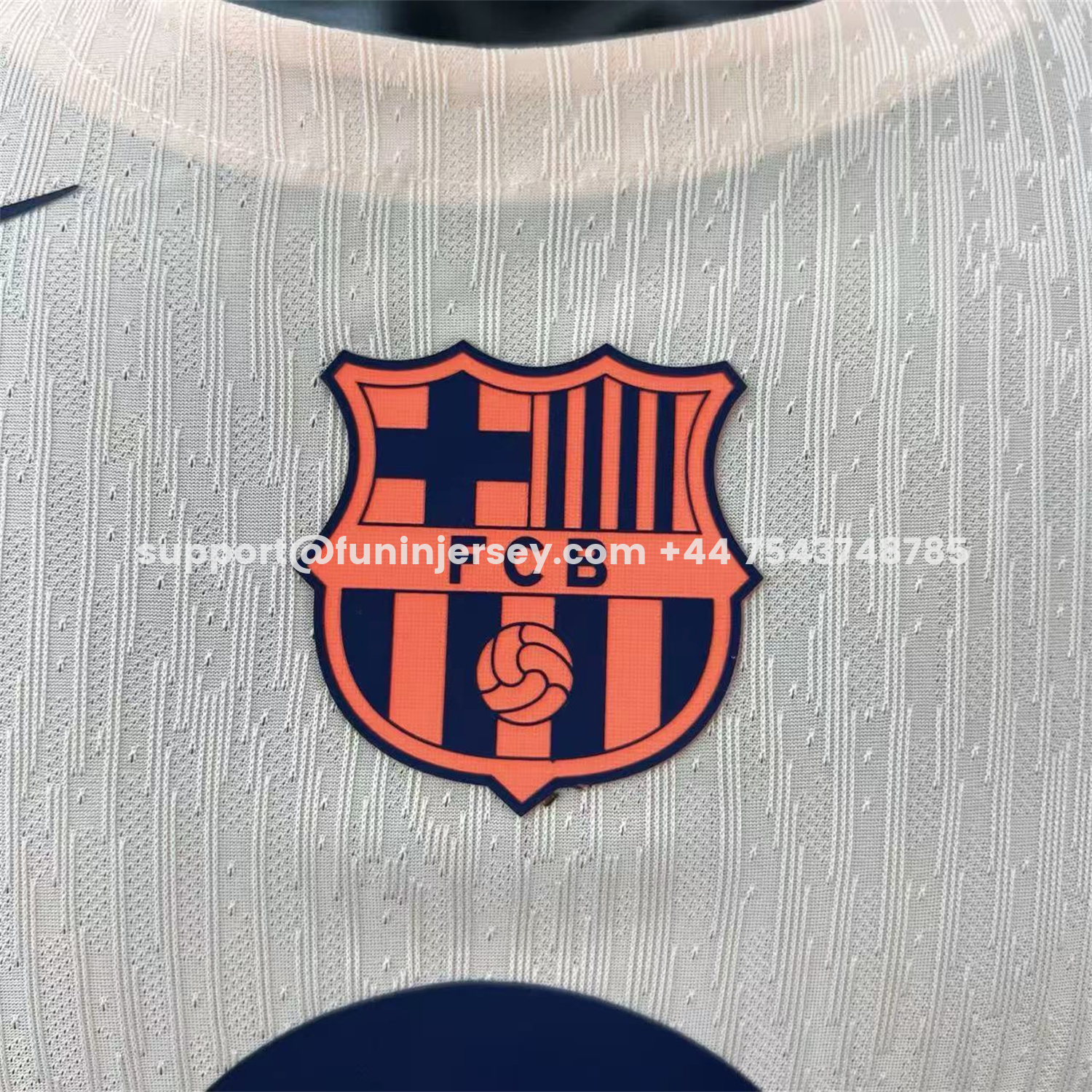 Funinjersey-Barcelona 25-26 Beige Pre-Match Jersey - Player Version