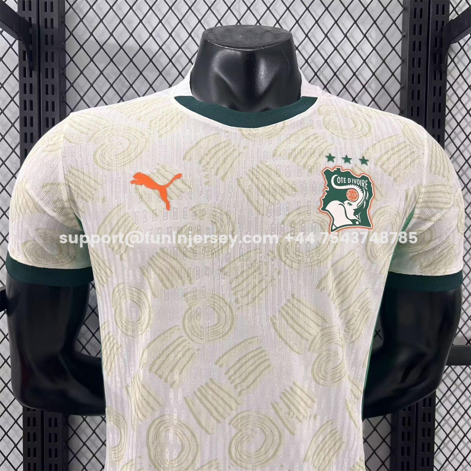 Funinjersey-Ivory Coast 2026 Away White Jersey - Player Version
