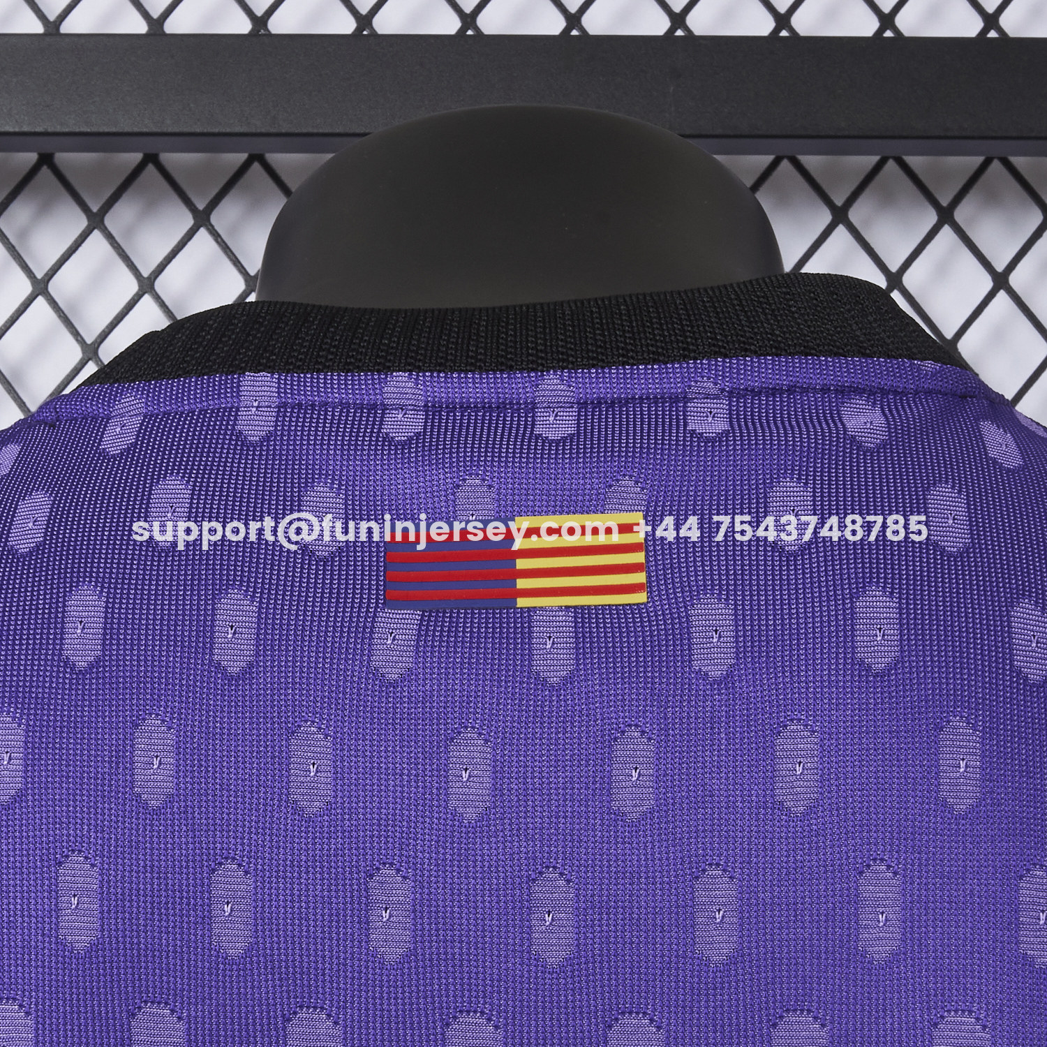 Funinjersey-Barcelona 26-27 Away Purple-Black Gradient Jersey - Player Version