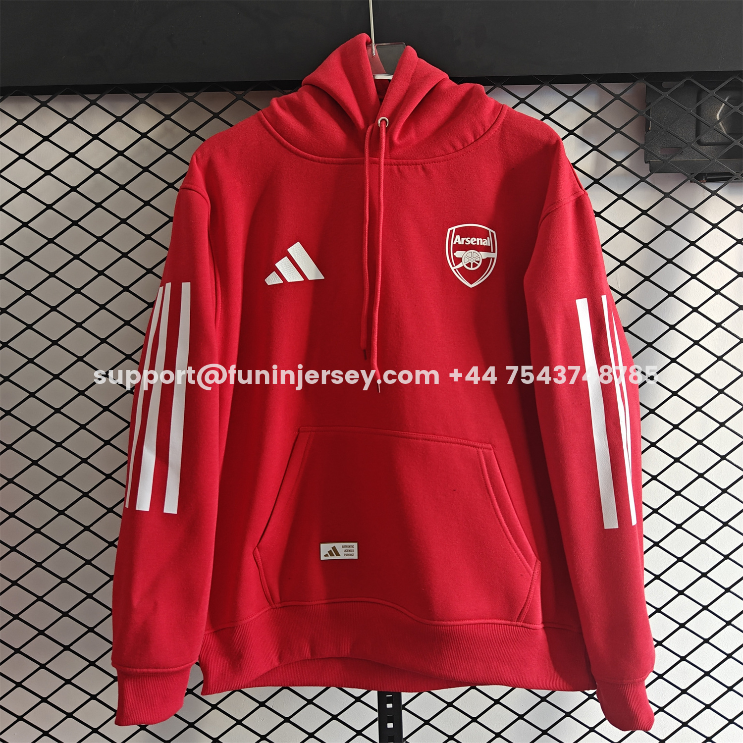 Funinjersey-Arsenal 25-26 Home Unisex Pullover Hoodie