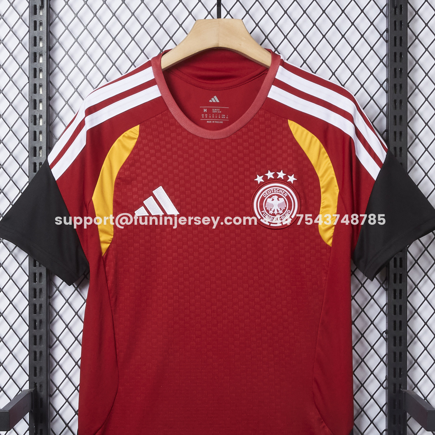 Funinjersey-Germany 2026 Red Pre-Match Training Jersey - Fans Version