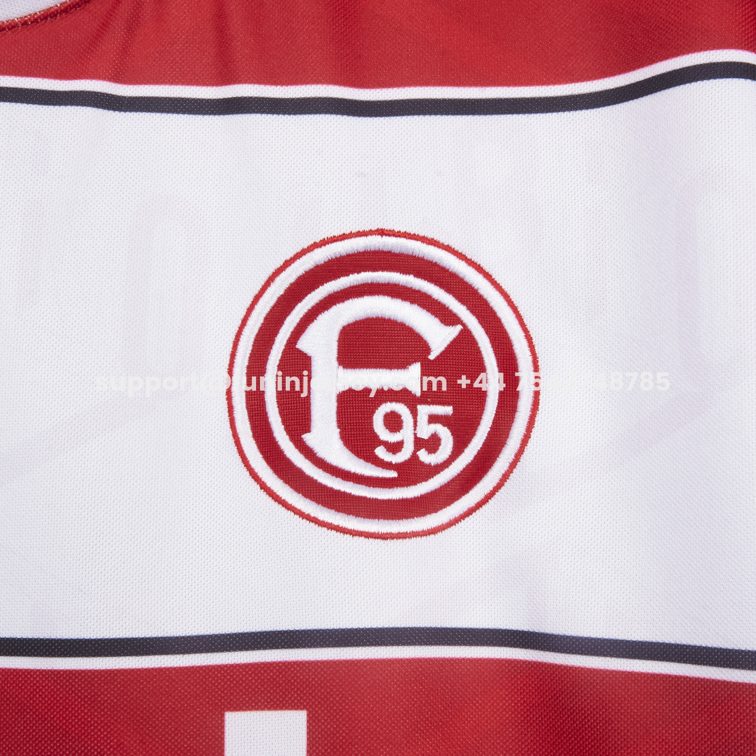 Funinjersey-Retro Fortuna Düsseldorf 1995-96 Home Jersey