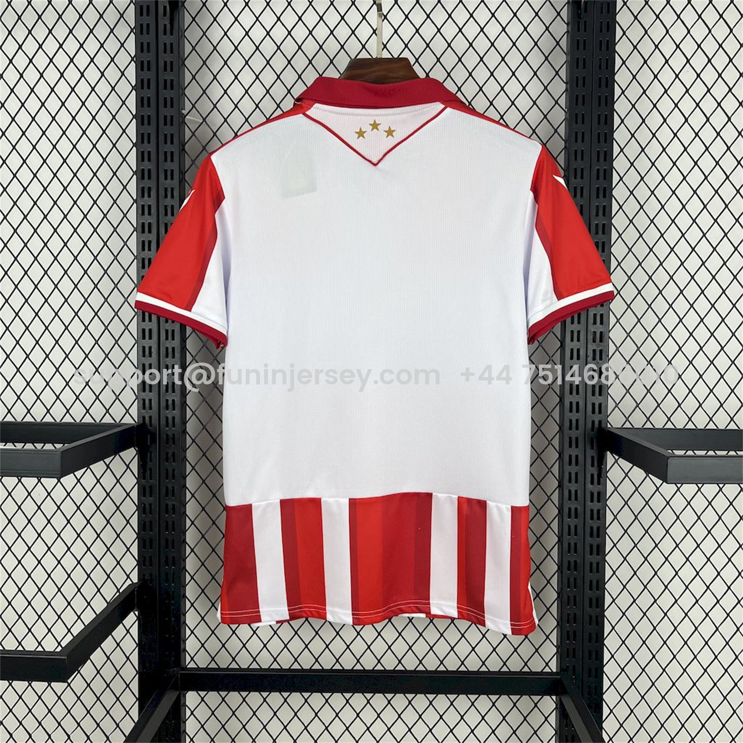 Funinjersey-Red Star Belgrade 25-26 Home Jersey - Fans Version