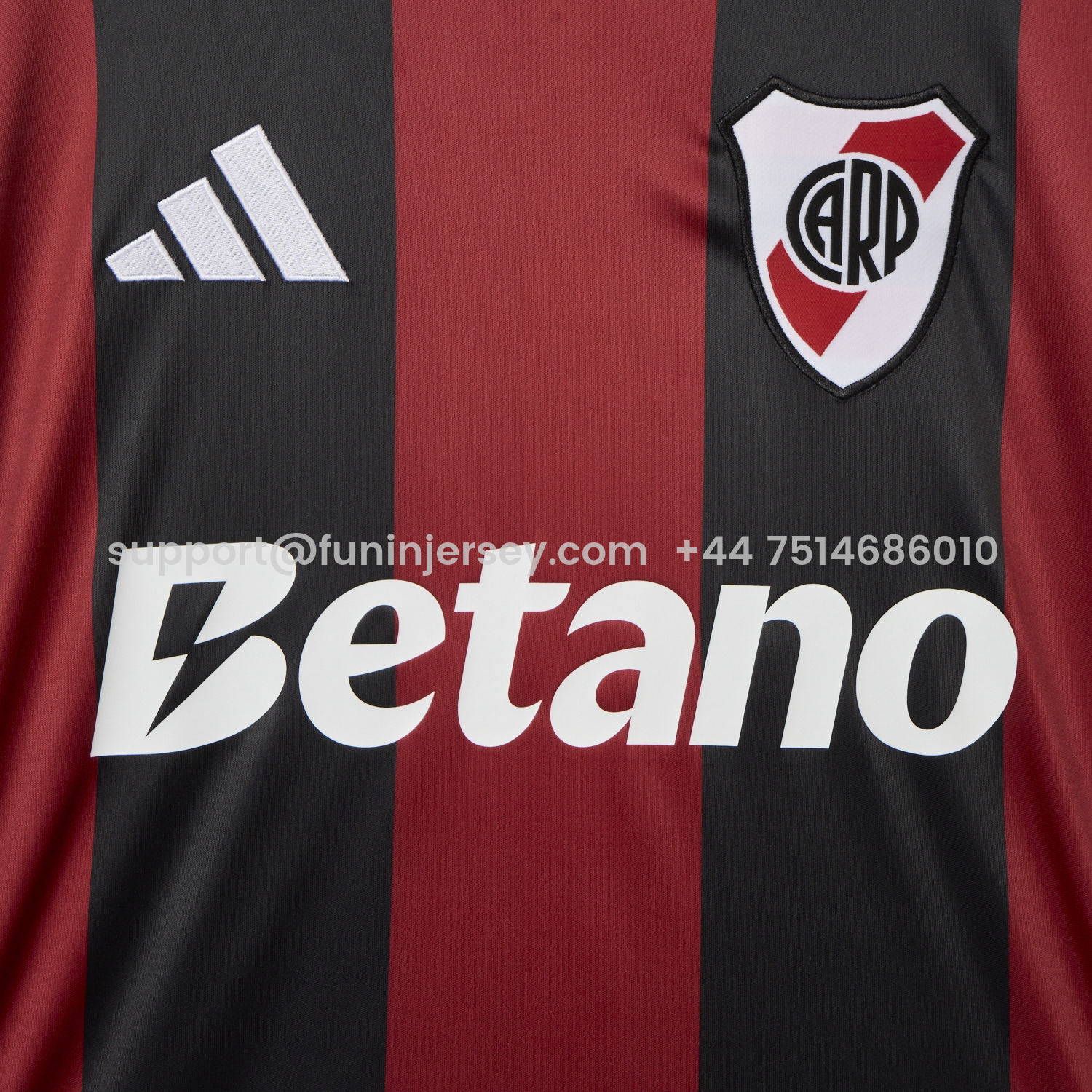 Funinjersey-River Plate 25-26 Away Jersey With Chest Sponsor - Fans Version