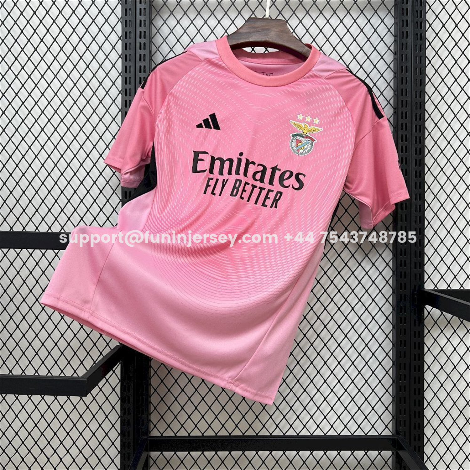 Funinjersey-Benfica 25-26 Pink Goalkeeper Jersey - Fans Version