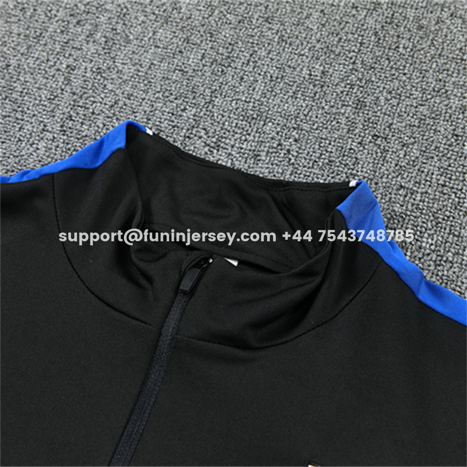 Funinjersey-Atletico Madrid 26-27 Long Sleeve Training Set - Black Top & Black Pants