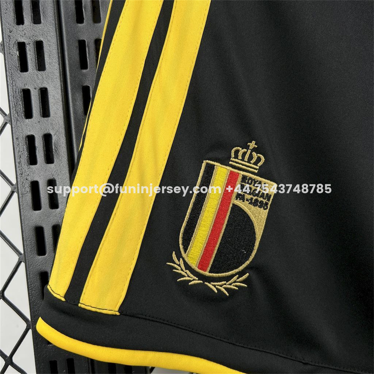 Funinjersey-Belgium 2026 Home Black Shorts - Fans Version