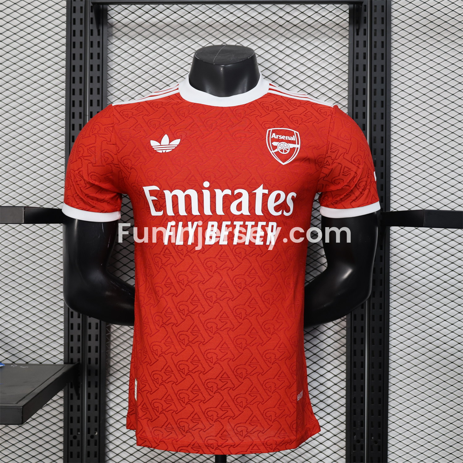 Funinjersey-Arsenal 25-26 Red Trefoil Sponsored Secial Edition Jersey - Player Version
