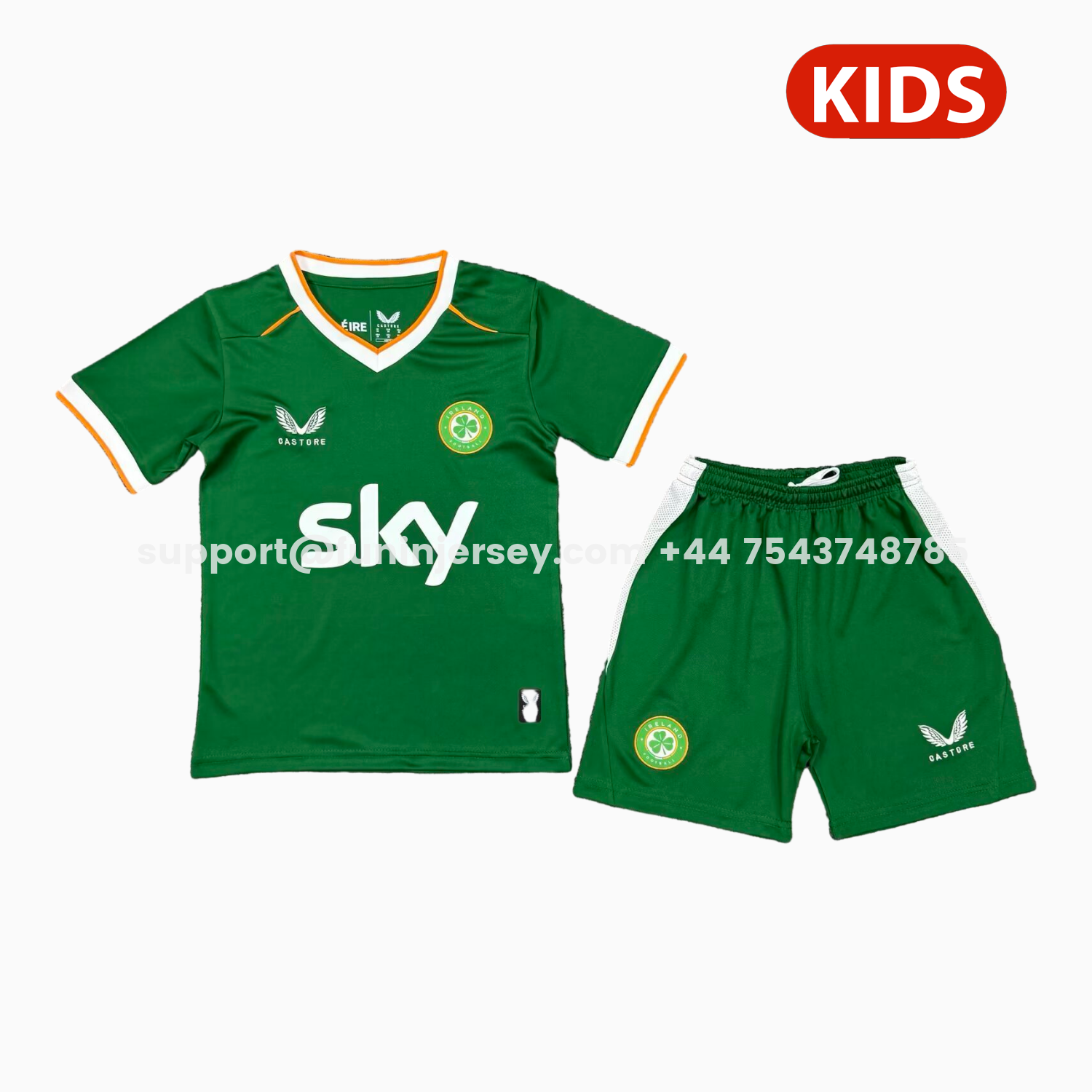 Funinjersey-Ireland 2026 Home Kids Kit